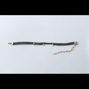 Grey and Gold Choker